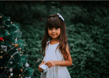 The Magic of the Christmas Tree: Sparkling Lights, Snowflakes, and Family Time